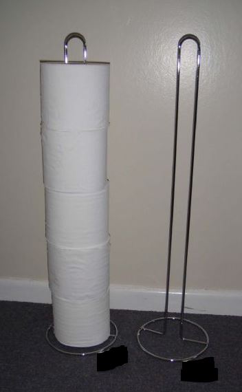 Toilet Roll holder Chrome Stores up to 5 rolls 55cm 40306