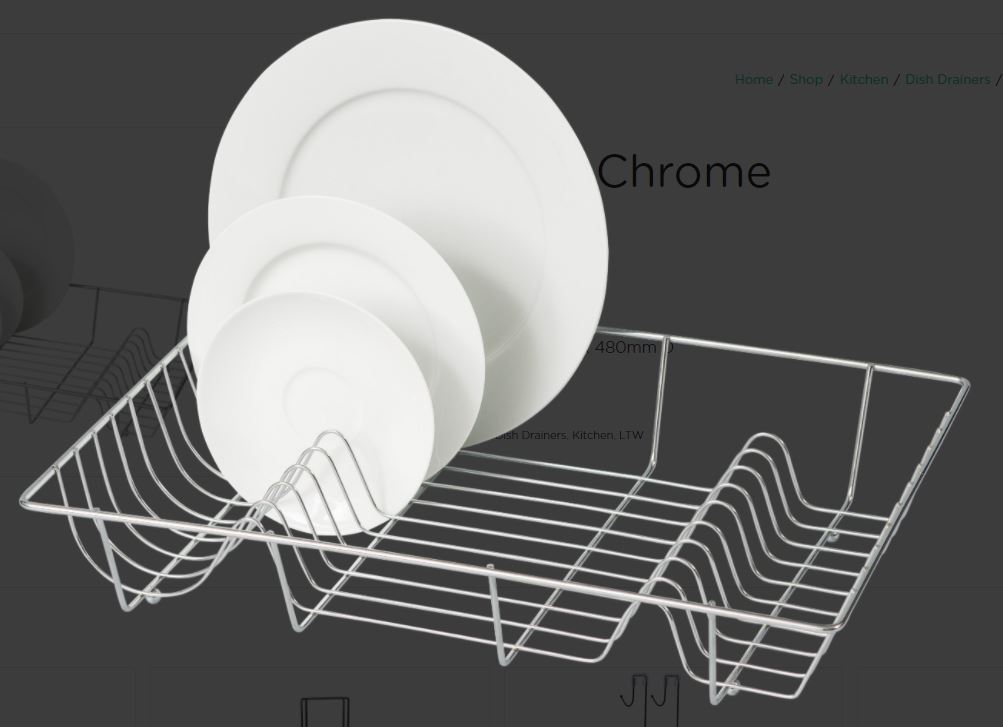 Dishstrainer Durable heavy duty frame chrome 2015