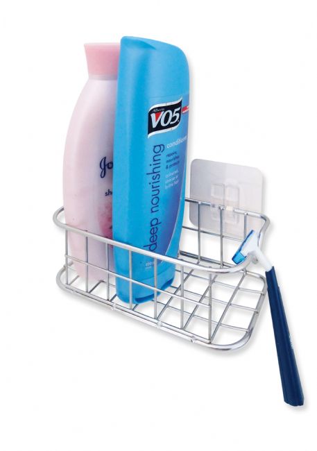 Shower Caddy Single Shelf Flanned HolderSupastik 40593 Shower Caddy Single Basket Supastik 10682