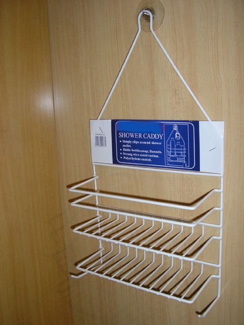 Shower Caddy Plastic coated Large 4050
