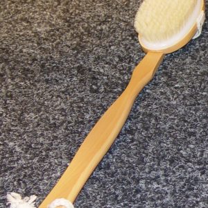 Body Brush short handle Natural Laquer 85193