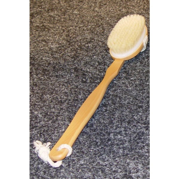 Body Brush Long handle Natural Laquer 85191