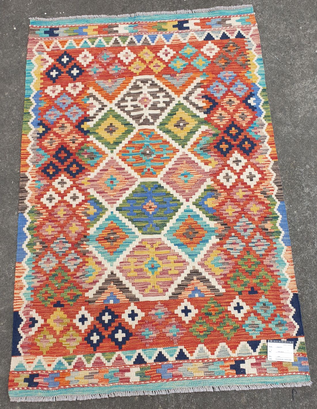 Kilim Afghan Chobi 100x150cm 1605