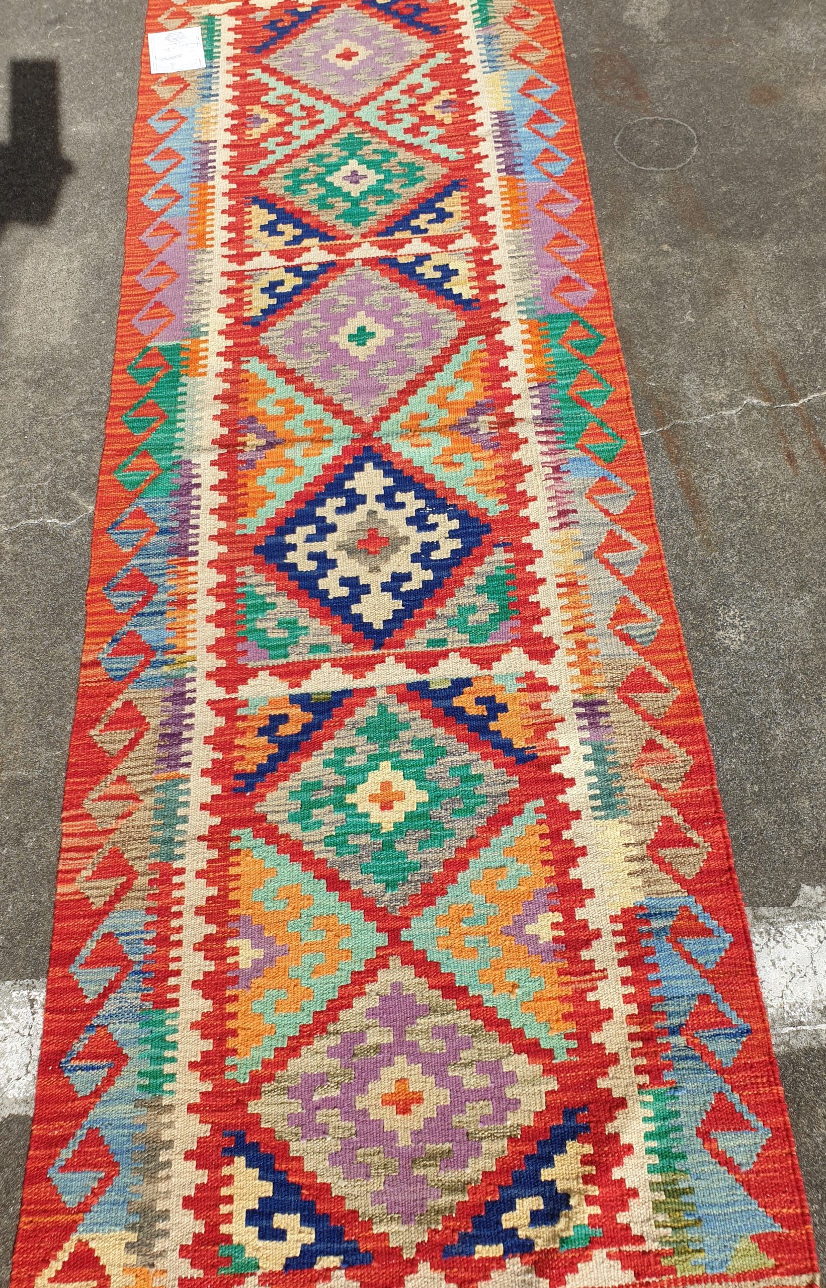 Kilim Afghan Chobi 80x200cm 1608
