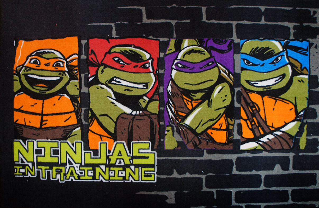 Ninja Turtle Kids Mats 100x150cm 2476