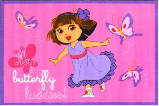 Dora Butterfly Buddies Kids Mat 100x150cm 2504