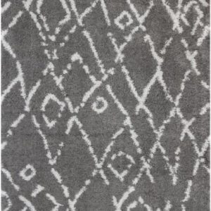 Moroccan Shag 160x230cm Grey Silver 19092-995 0749
