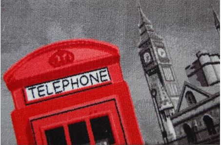 World Pictures 150x220cm Telephone Box 0579