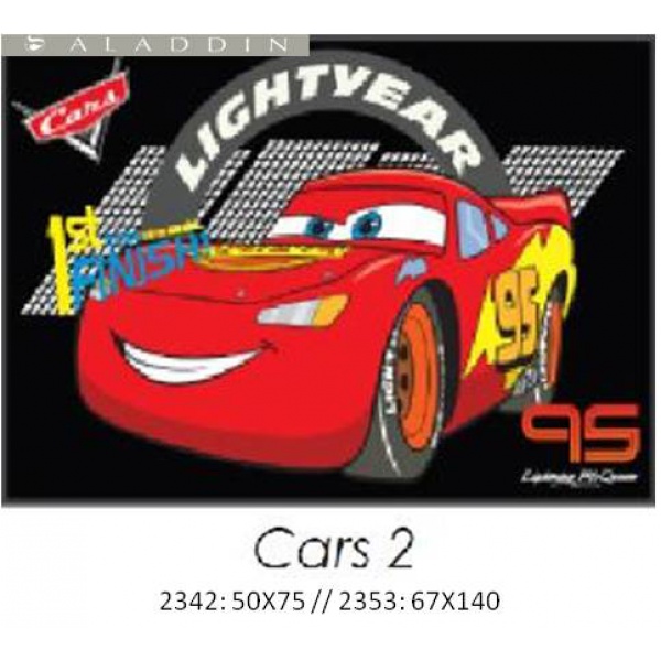 Cars 2 Kids Mat 50x75cm 2342