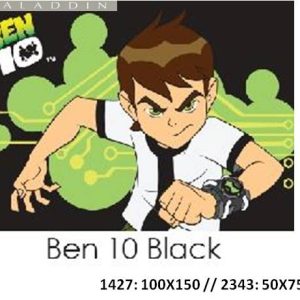 Ben 10 Black Kids Mat 50x75cm 2343