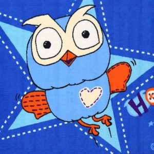 Hoot Stars Kids Mat 100x150cm 2517