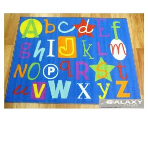 Alphabet Font Navy 100x130cm 2521