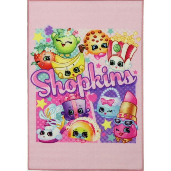 Shopkins Collage Kids Mat 100x150cm 2595