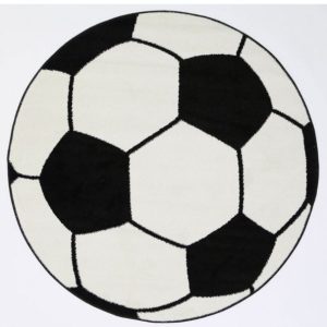 Happy Feet Soccer Ball Round Kids Mat 133cm 2650