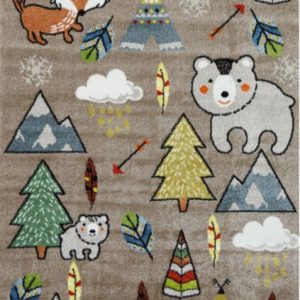 Happy Feet Bears Kids Mat 120x170cm 2637