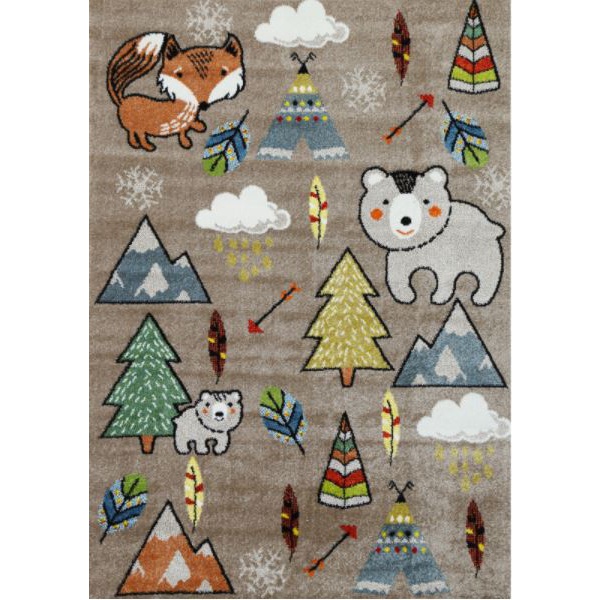 Happy Feet Bears Kids Mat 120x170cm 2637