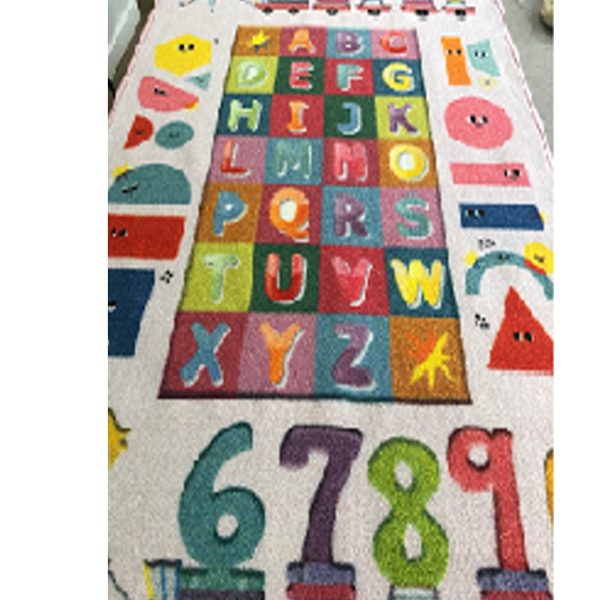 ABC Kids Numbers Grey 100x150cm