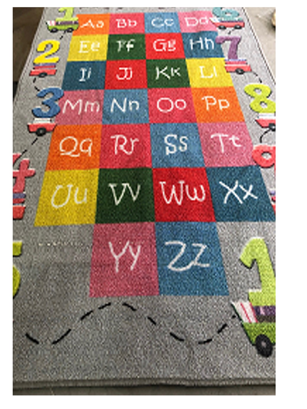 ABC Kids Shapes Pink 100x150cm