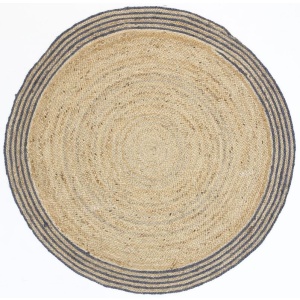 Carpi Jute Grey edge Round150cm