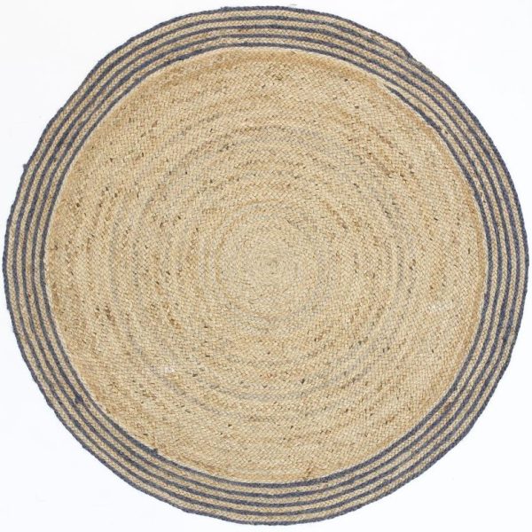 Carpi Jute Grey edge Round150cm