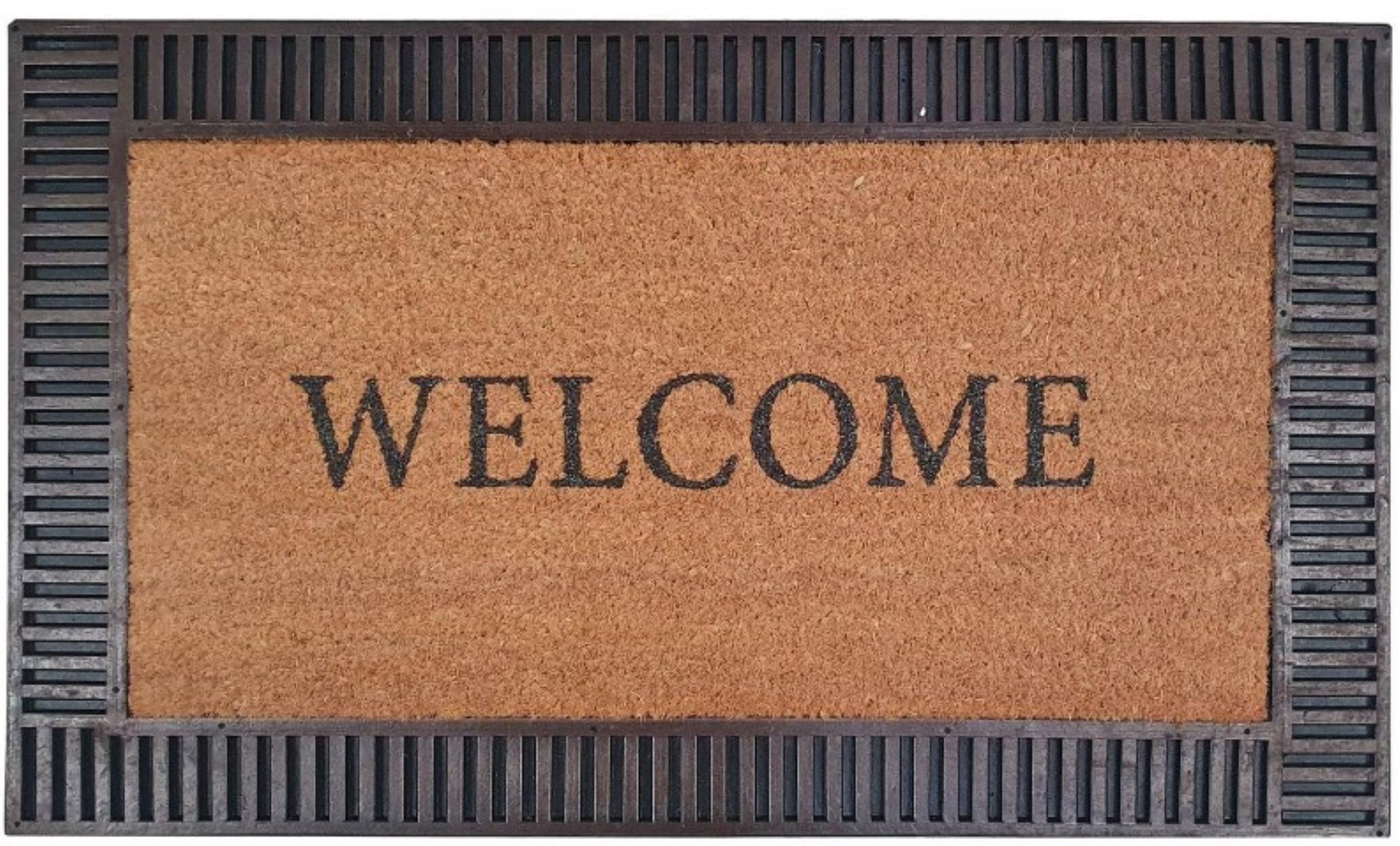 Welcome Premium coir grated edge 53x88cm