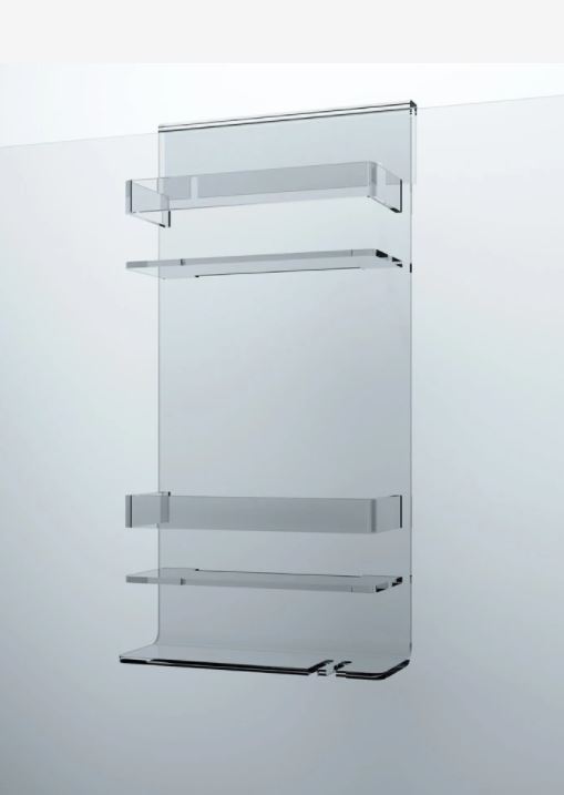 Mensola Acrylic Shower Caddy 600x250x120x8mm