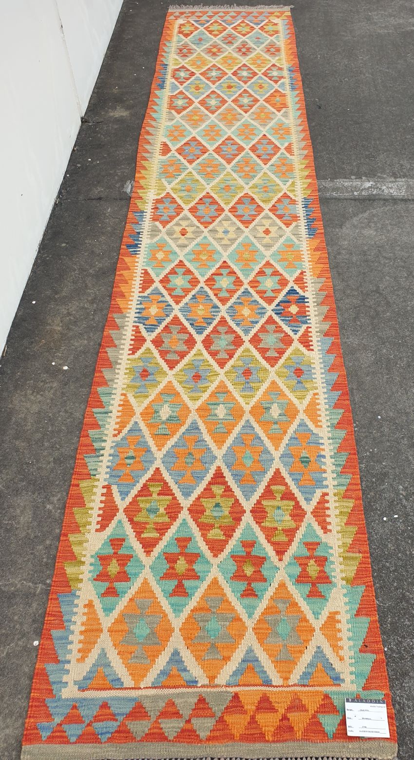 Kilim Afghan Chobi 80x400cm 1746