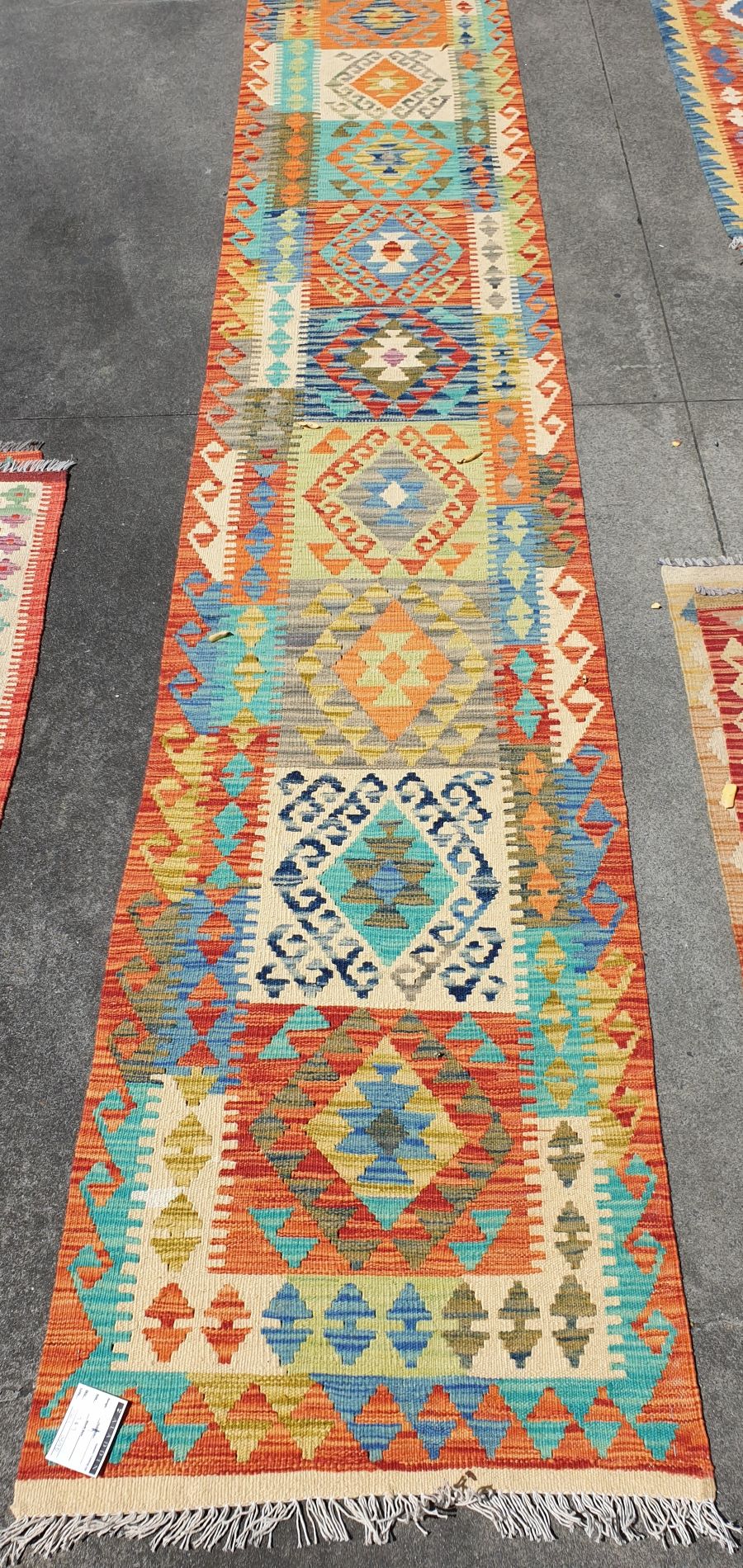 Kilim Afghan Chobi 80x400cm 1747