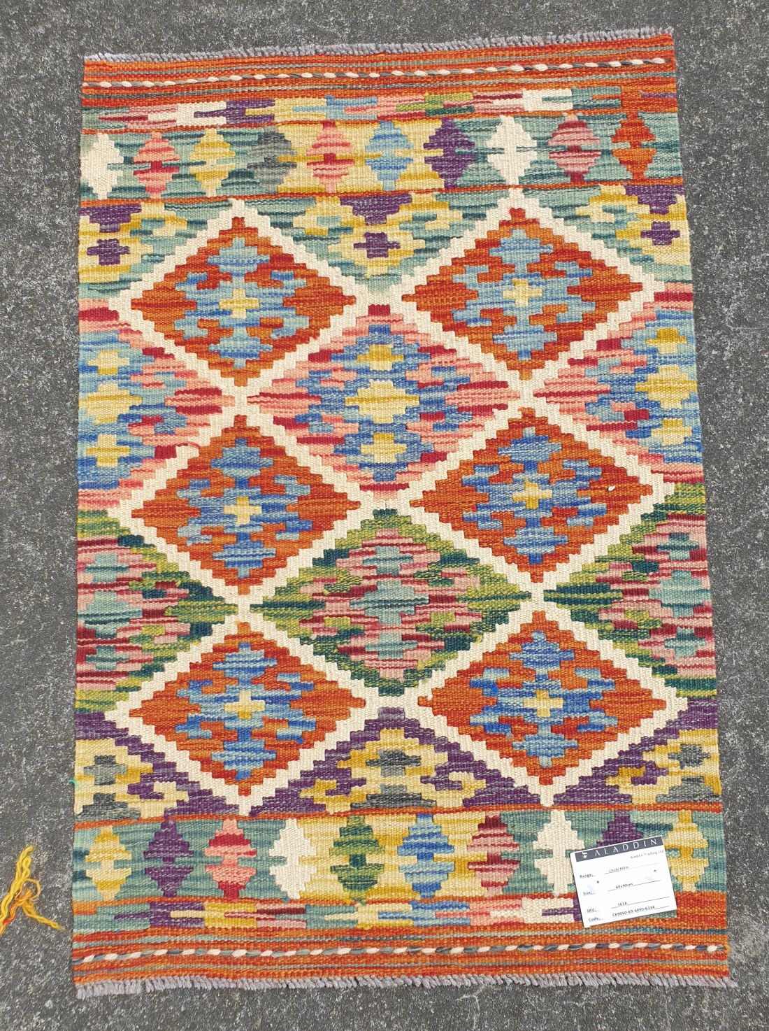 Kilim Afghan Chobi 60x90cm 1618