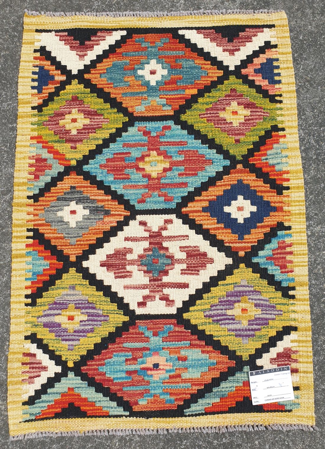 Kilim Afghan Chobi 60x90cm 1619