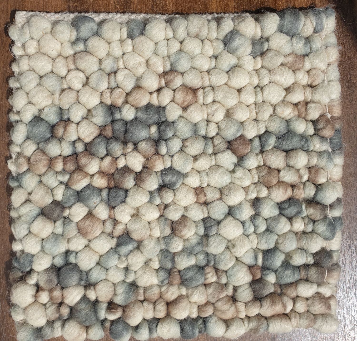 Fish Hand woven wool 200x300cm Multi-green 36080